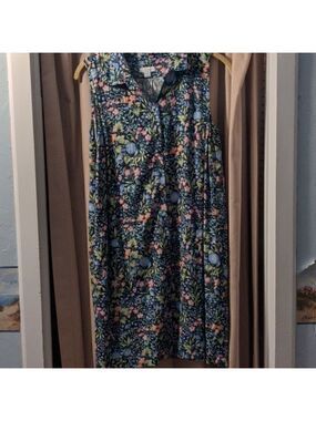 J. Jill Petite Small Floral Tunic Dress